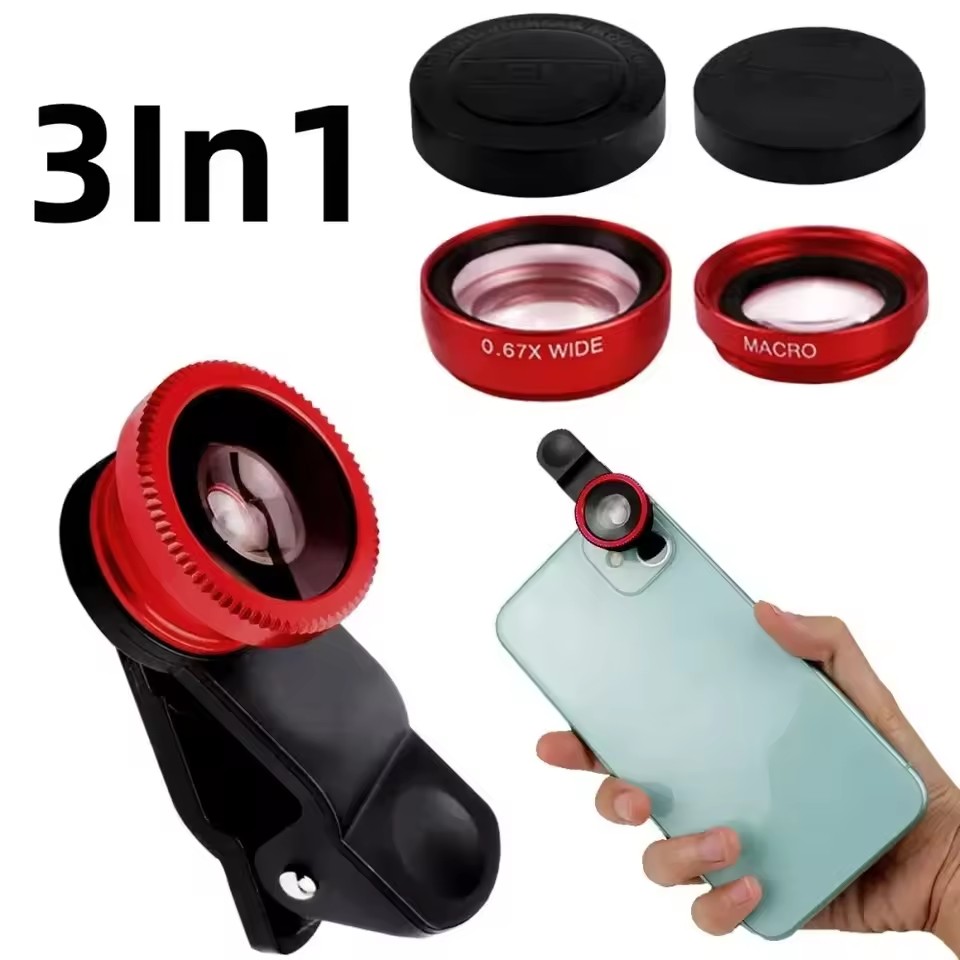 Fishing Camera - 3In1 Mobile Phone Fish Eye Lens