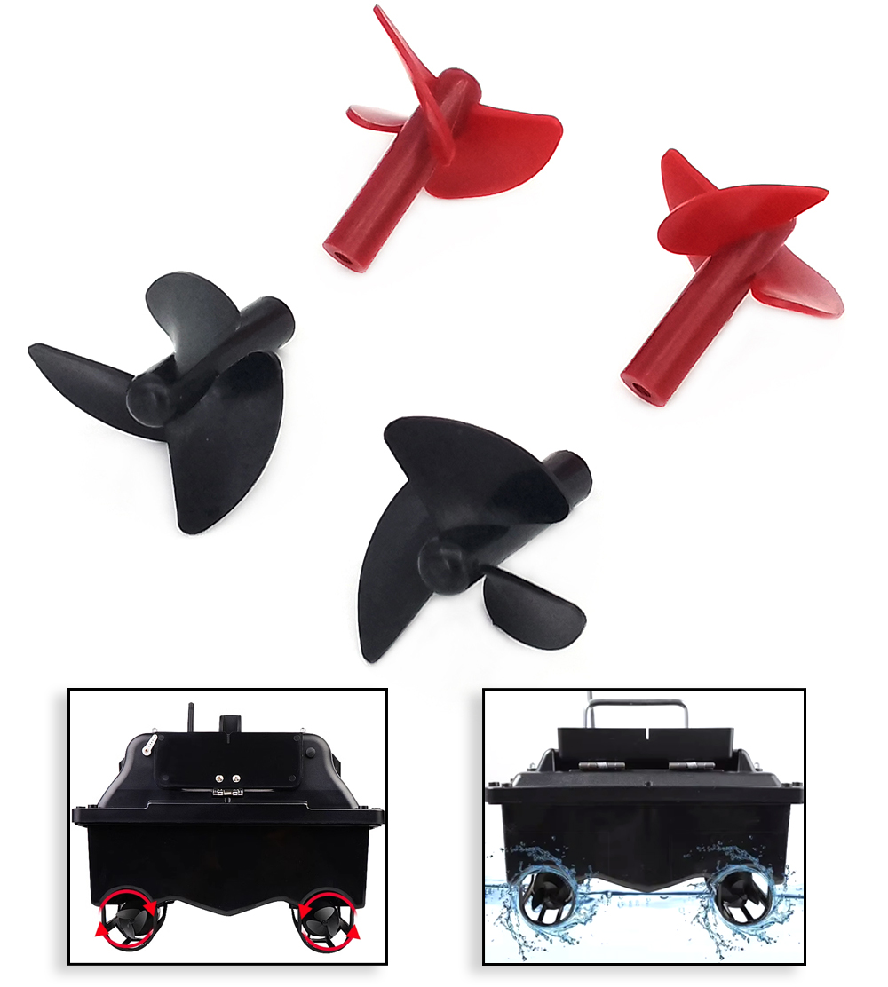 Fish Finder Battery - 1Pair 5Pair RC Boat Propeller 30mm