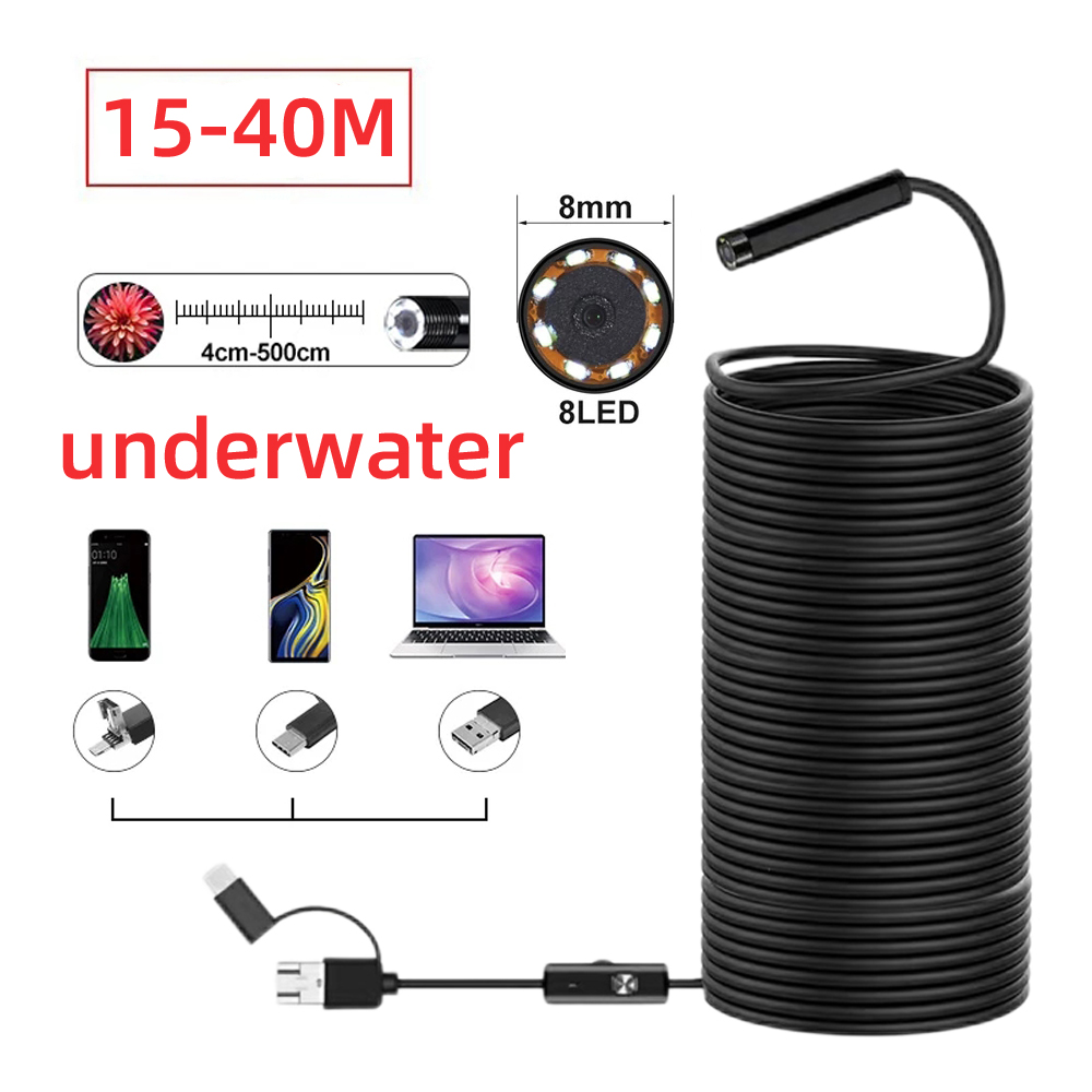 Fishing Camera - 40m Fish Finder Mini Camera Endoscope