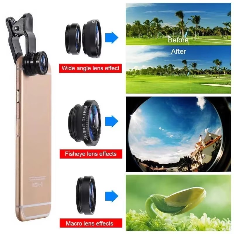 3In1 Mobile Phone Fish Eye Len - огляд і ціна Fishing Camera