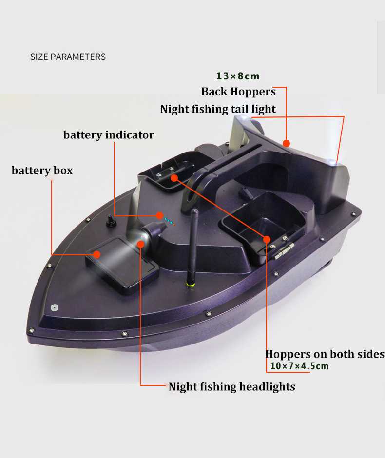 GPS RC Bait Boat fish finder B - огляд і ціна Fish Finder Battery