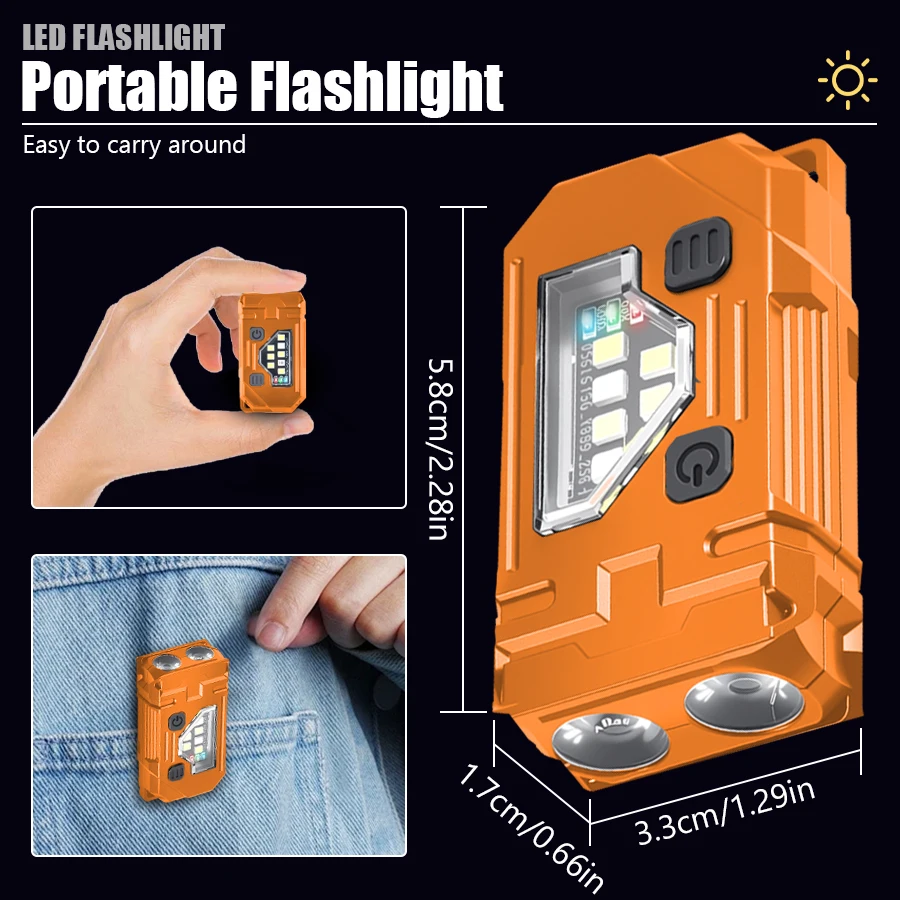 Mini Keychain EDC Flashlight R - огляд і ціна Fishing Light
