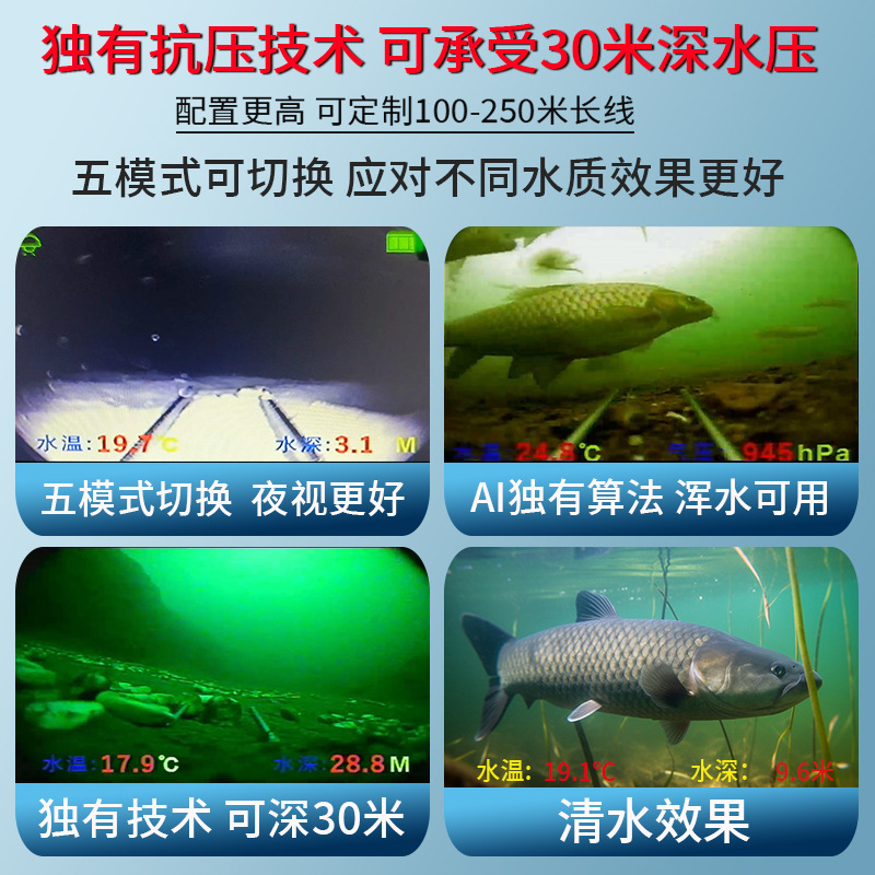 New 360 rotating visual high d - огляд і ціна Fishing Depth Finder