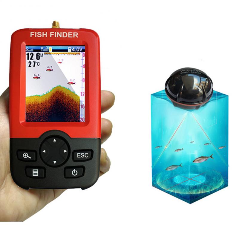 Portable Depth Fish Finder wit - огляд і ціна Fishing Depth Finder