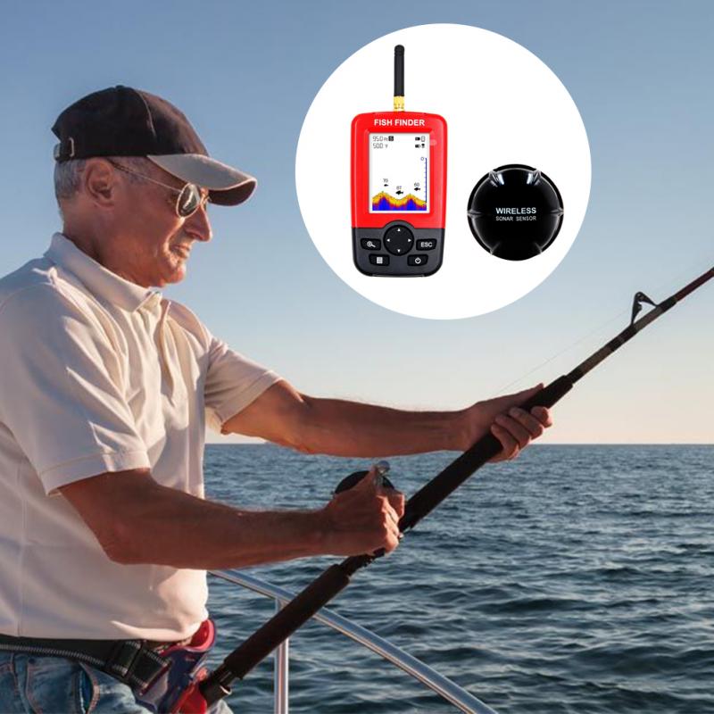 Portable Depth Fish Finder wit - огляд і ціна Fishing Depth Finder