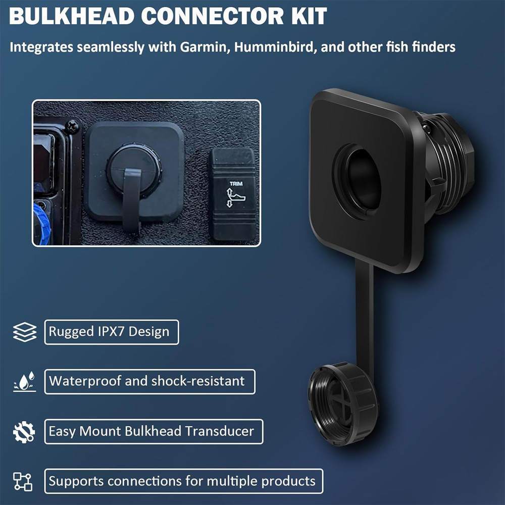 LiveScope™Bulkhead Connector K - огляд і ціна Fish Finder Transducer