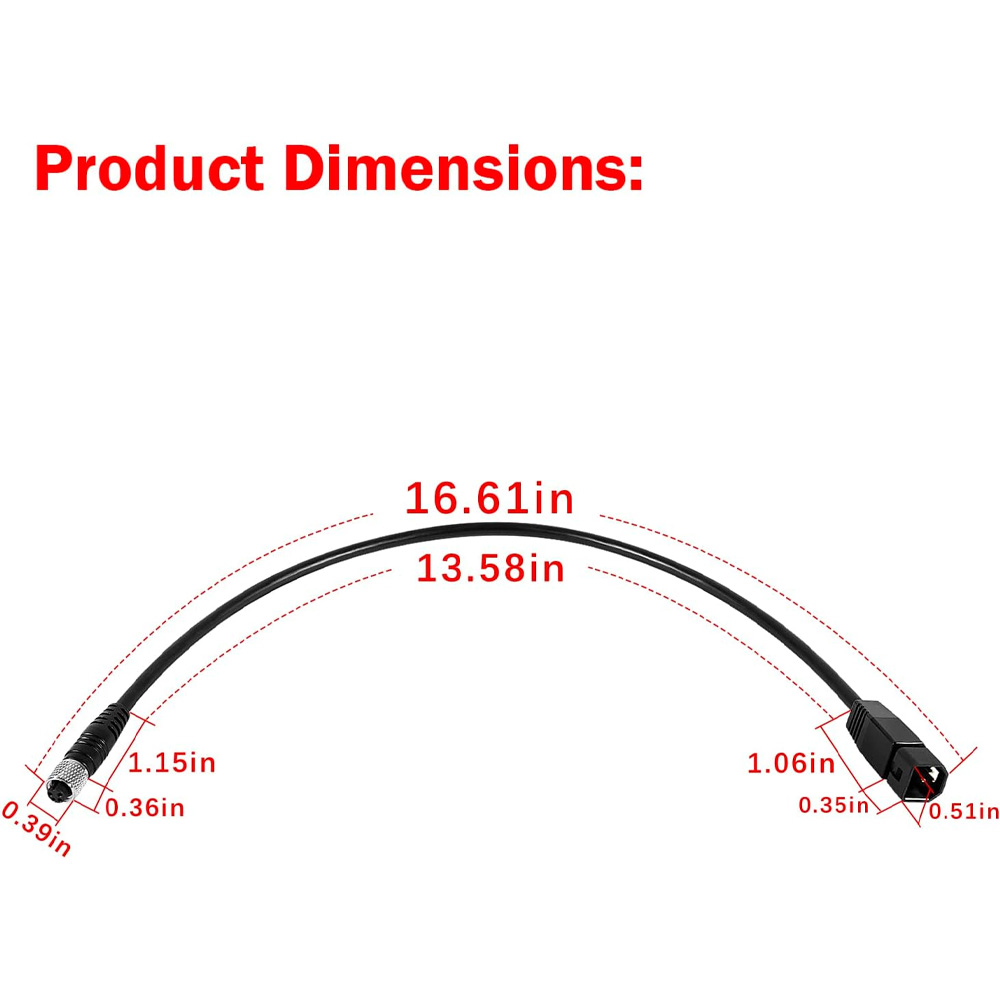 Replacement for1852068 MKR-US2 - огляд і ціна Fish Finder Transducer