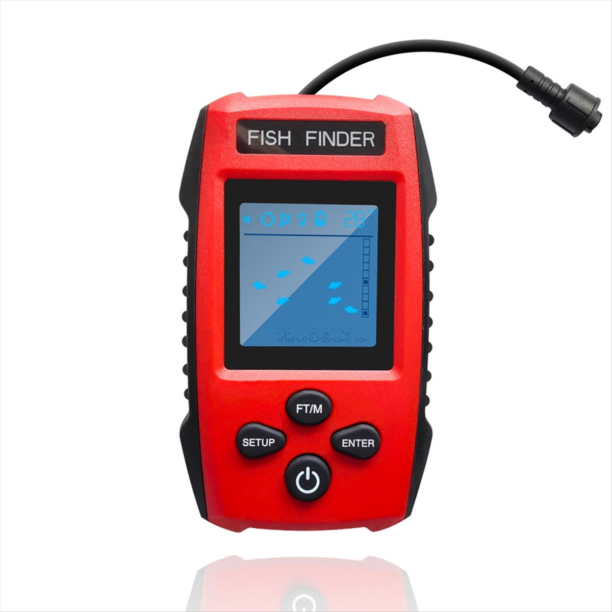 Color LCD Fish Finder Wired So - огляд і ціна Fishing Depth Finder