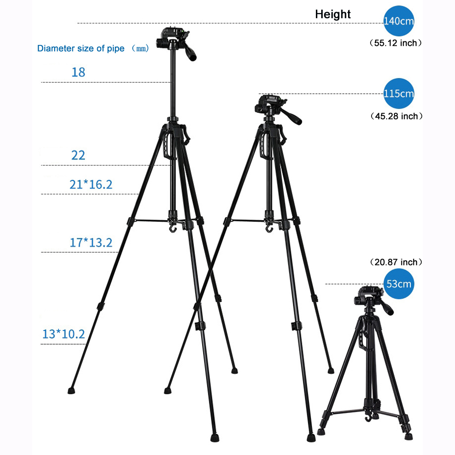55inch Universal Tripod Stand  - огляд і ціна Fishing Camera