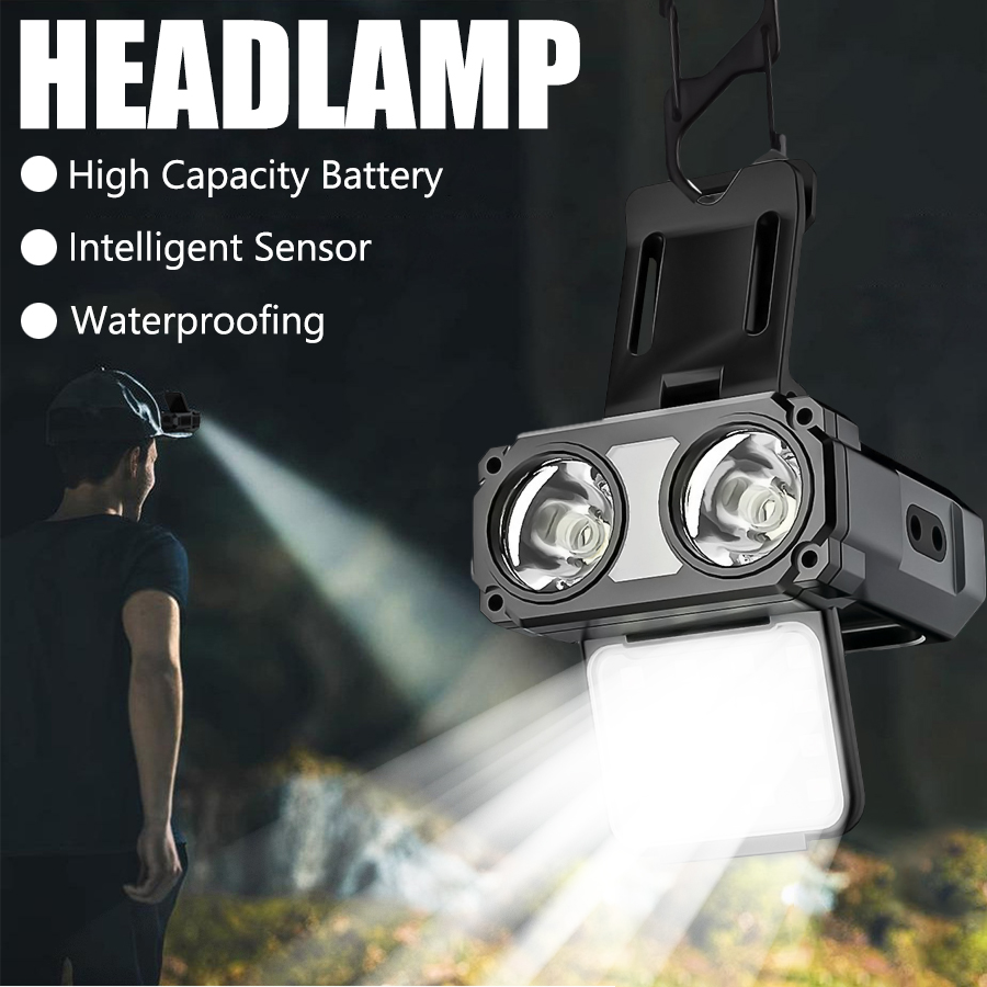 Sensor COB LED Headlamp Cap Cl - огляд і ціна Fish Finder Battery