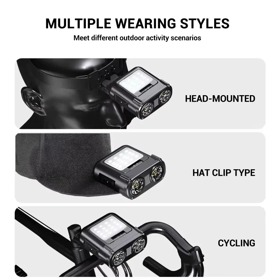 Sensor COB LED Headlamp Cap Cl - огляд і ціна Fish Finder Battery