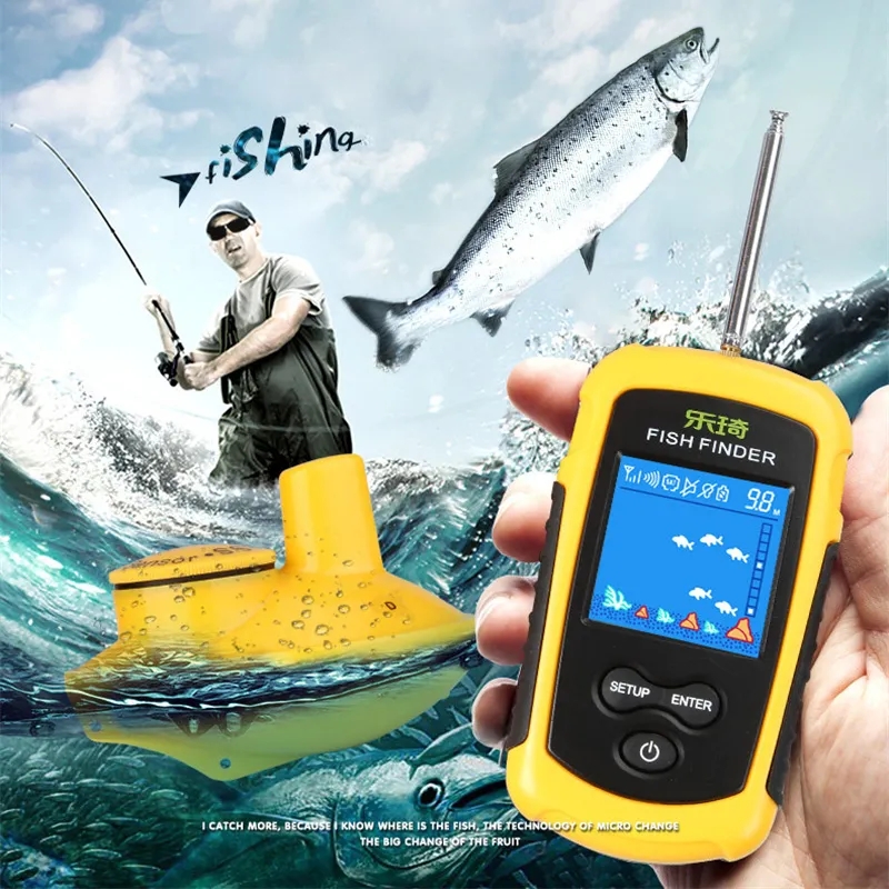 Wireless Sonar Fishing Detecto - огляд і ціна Fishing Depth Finder