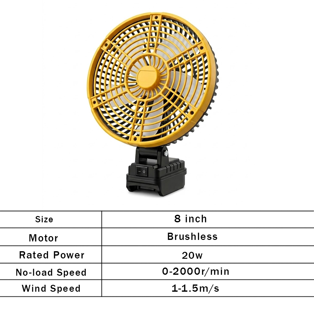 Brushless Camping Fan 8Inch Ou - огляд і ціна Fish Finder Battery