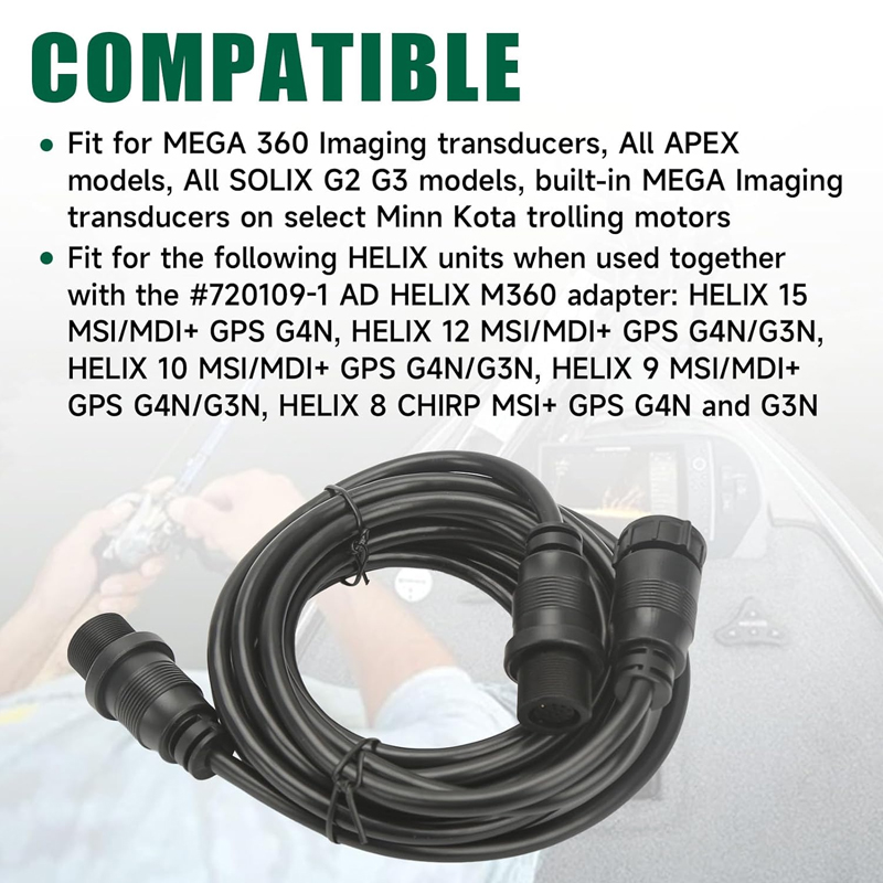 Fish Finders Adapter Cable 14  - огляд і ціна Fish Finder Transducer